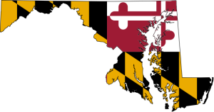 664px-Flag-map_of_Maryland